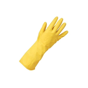 KeepCLEAN Rubber Household Gloves Yellow - Indigo Supplies Ltd