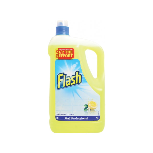 Flash Hard Surface Lemon Cleaner 5 Litre - Indigo Supplies Ltd