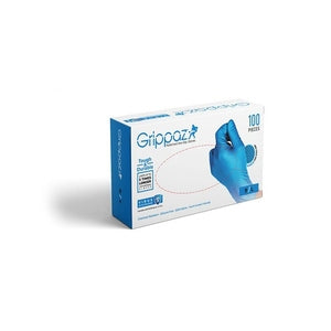 Grippaz Disposable Nitrile Glove EN374 Blue - Indigo Supplies Ltd
