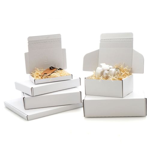 White Quick Seal Postal Boxes - Indigo Supplies Ltd