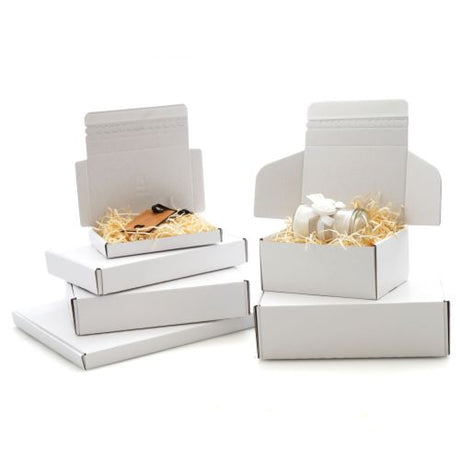 White Quick Seal Postal Boxes - Indigo Supplies Ltd