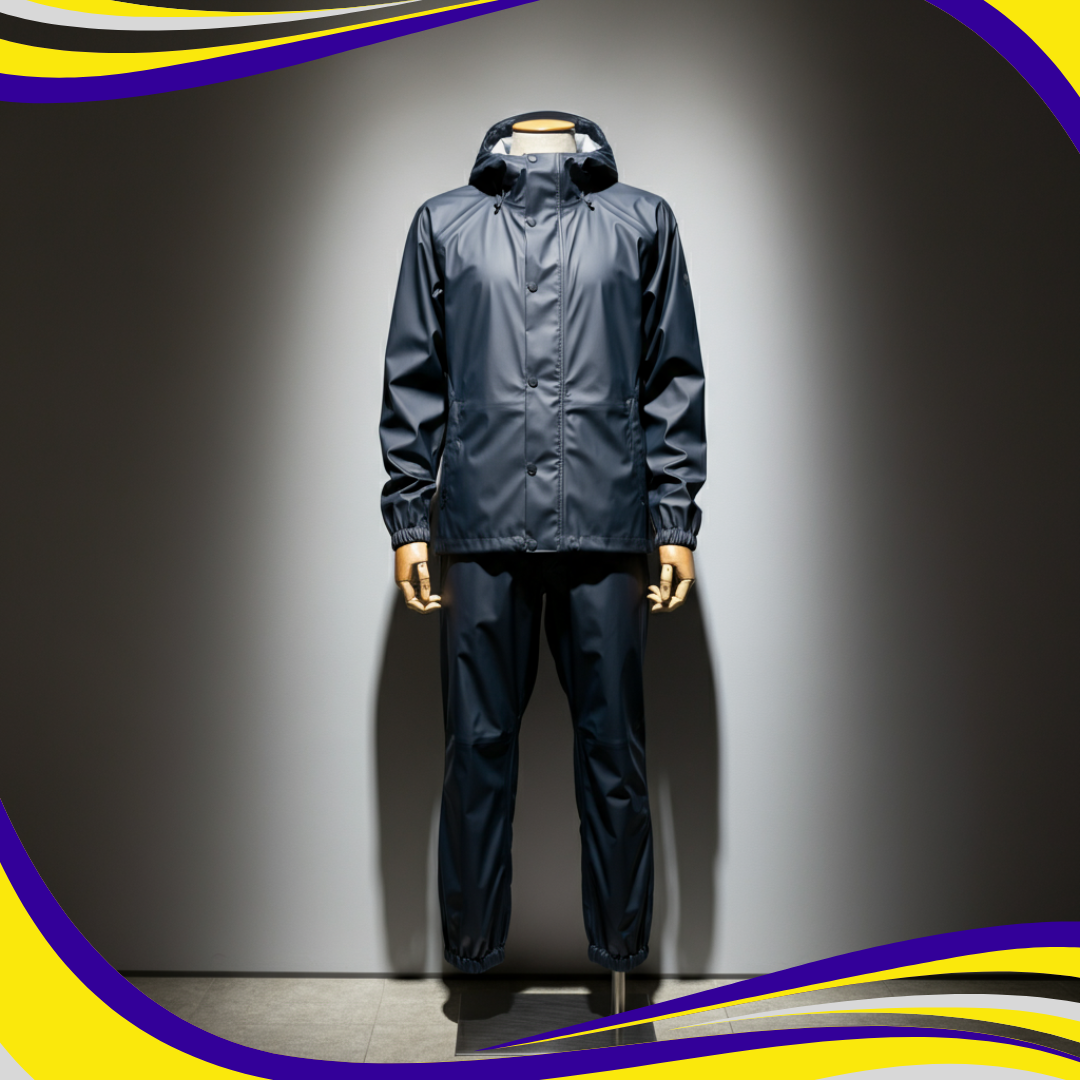 Rain Suit PVC Two Piece (Navy) - Indigo Supplies Ltd