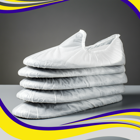 Heavy Duty Disposable Polypropylene Overshoes White (200 Pairs) - Indigo Supplies Ltd