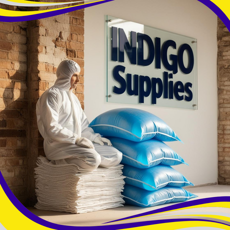 asbestos removal products including sacks and disposable suits