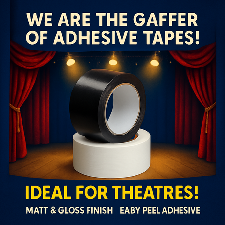 easy peel low tack adhesive cloth duck duct gaffer adhesive tape theatres matt gloss uk