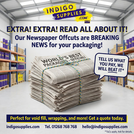 newspaper offcuts for packing essex uk