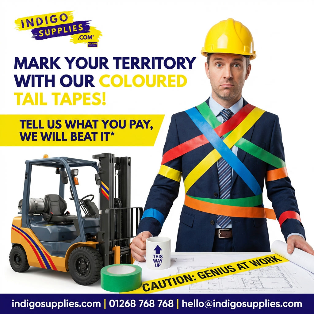 coloured tail marking tape uk essex adhesive