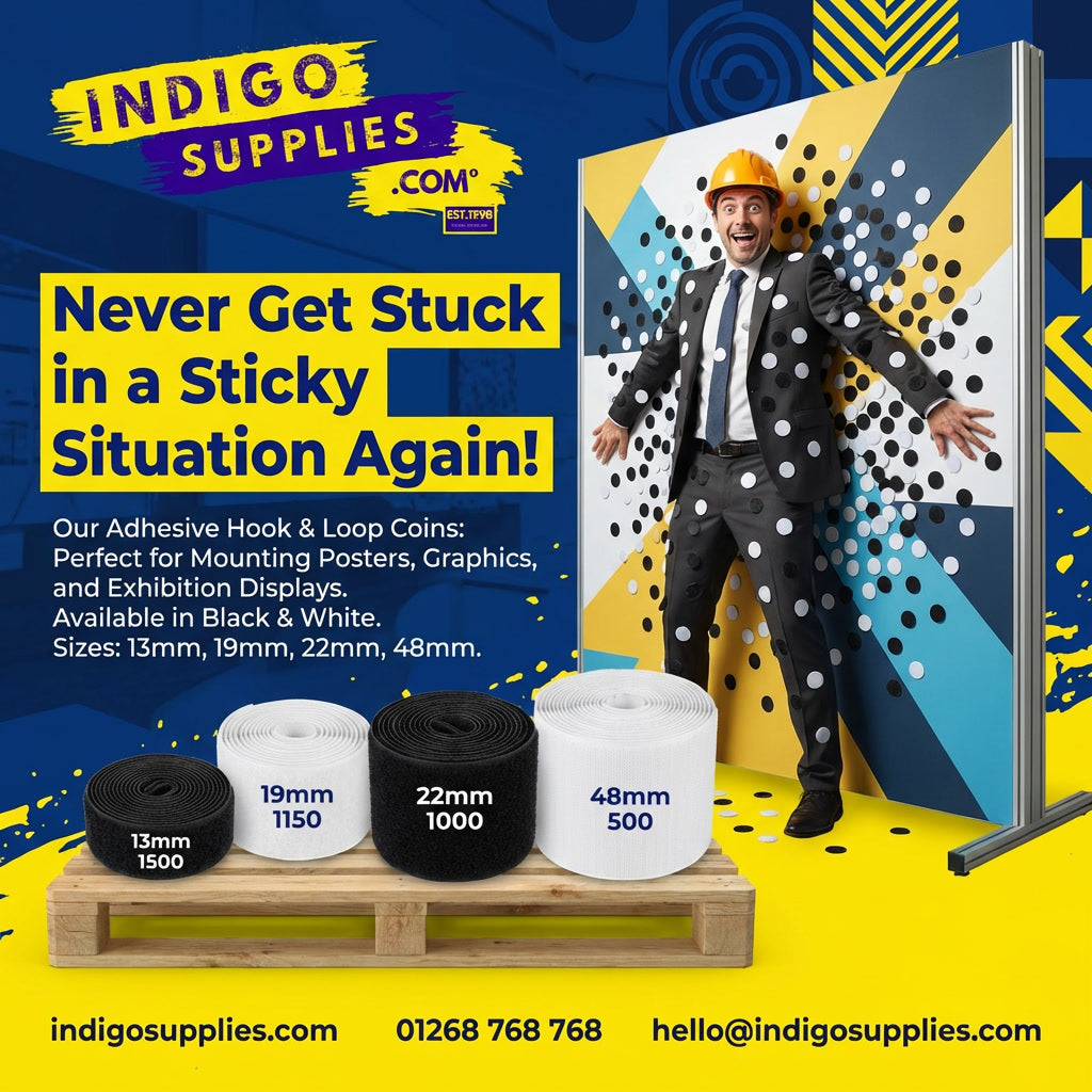 hook loop fastener discs coins circles uk essex adhesive