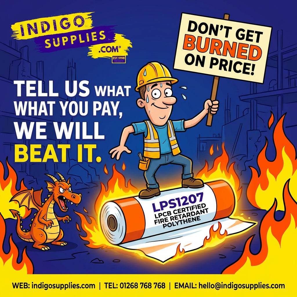 flame fire retardant polythene sheeting lps 1207 lpcb essex uk