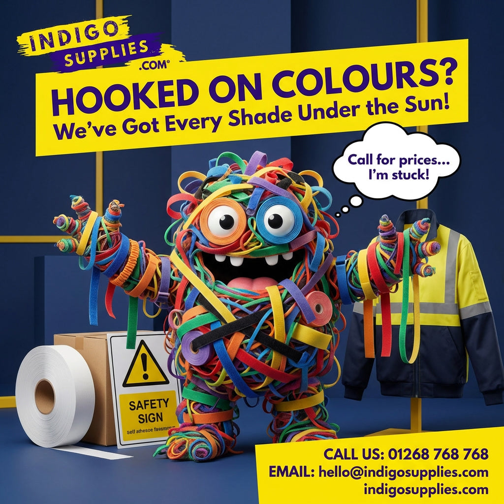 hook loop fastener coloured tape uk essex