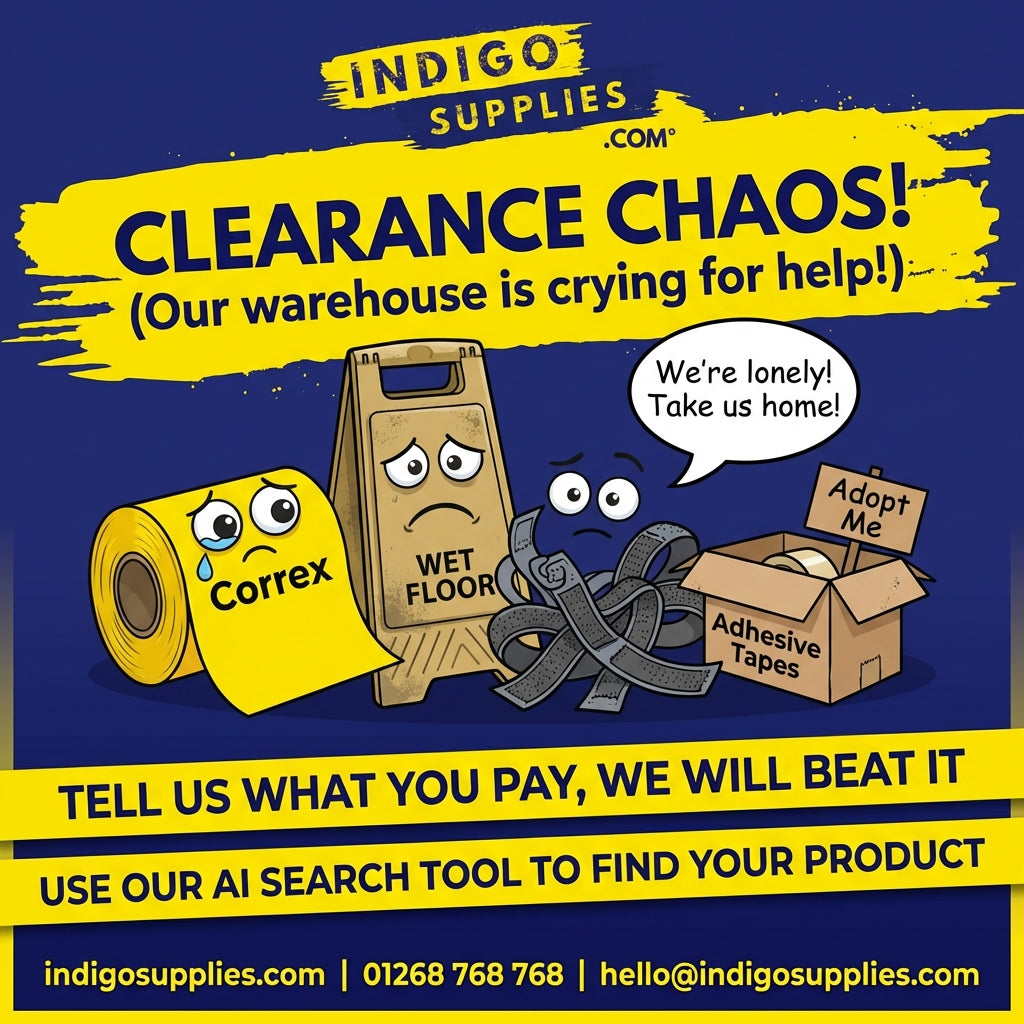 indigo supplies clearance stock essex uk