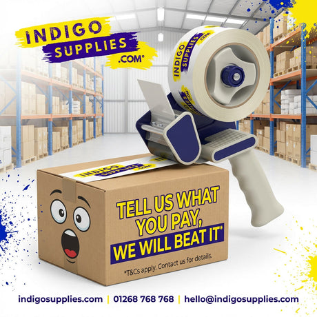 custom printed packing packaging parcel pvc low noise polypropylene tape essex uk
