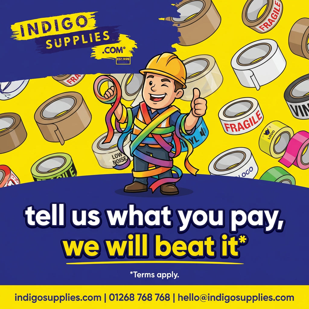 parcel tape packaging packing pvc low noise polypropylene uk essex