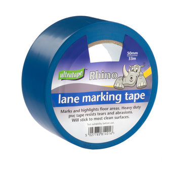 Rhino Self Adhesive Line Marking Tape 50mm x 33m - Indigo Supplies Ltd