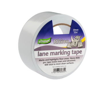 Rhino Self Adhesive Line Marking Tape 50mm x 33m - Indigo Supplies Ltd