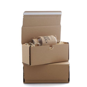 Brown Quick Seal Postal Boxes - Indigo Supplies Ltd