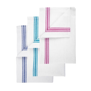 Tea Towel Plain Cotton White (Pack 10) - Indigo Supplies Ltd