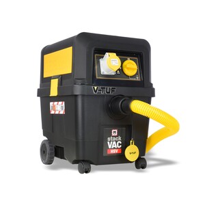 V-Tuf Stackvac Wet & Dry M Class Syncronised Dust Extractor 110V - Indigo Supplies Ltd