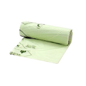 Food Waste Liner Compotable Green 25 Litre (Pack 26) - Indigo Supplies Ltd