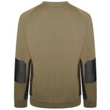 JCB Trade Crew Sweatshirt Olive - Indigo Supplies Ltd