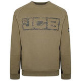 JCB Trade Crew Sweatshirt Olive - Indigo Supplies Ltd
