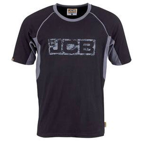 JCB Trade T-Shirt Black/Grey - Indigo Supplies Ltd