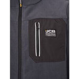 JCB Trade Fleece Full Zip Steel Blue - Indigo Supplies Ltd