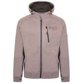 JCB Trade Zip Thru Hoodie Grey - Indigo Supplies Ltd