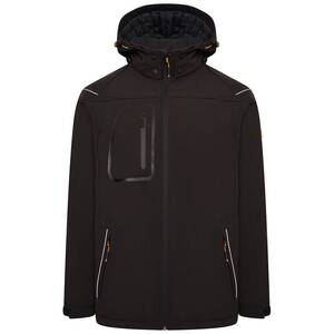 JCB Trade Hooded Softshell Black - Indigo Supplies Ltd