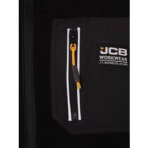 JCB Trade Fleece Full Zip Black - Indigo Supplies Ltd