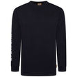JCB Workwear Banner L/S Tshirt Navy - Indigo Supplies Ltd