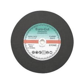 Cutting Disc Stone Flat 12"x20MM Bore - Indigo Supplies Ltd