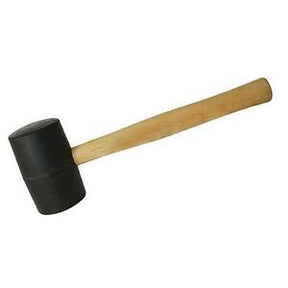 Rubber Mallet Wooden Handle 24OZ - Indigo Supplies Ltd
