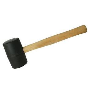 Rubber Mallet Wooden Handle 24OZ - Indigo Supplies Ltd