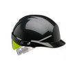 Centurion Reflex Safety Helmet Black c/w Yellow Flash - Indigo Supplies Ltd