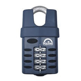 Squire CP50CS Weather Resistant Combi Padlock 4 wheel Closed Shackle 50x22MM - Indigo Supplies Ltd