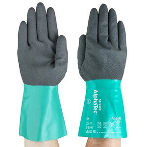 Ansell 58-530B Alphatec Fully Coated Nitrile Gauntlet 12" - Indigo Supplies Ltd