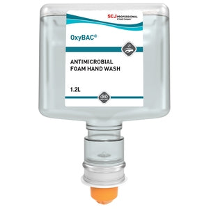 SCJ Oxybac Perfume Free Foam Hand Wash 1.2 Litre (Case 3) - Indigo Supplies Ltd