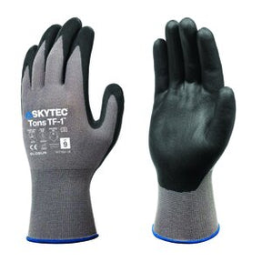 Skytec Tons TF-1 Foam Nitrile Glove DFPC Grey/Black - Indigo Supplies Ltd