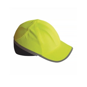 Portwest PW79 High Visibility Long Peak Bump Cap Yellow