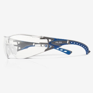 Riley Stream Evo Safety K&N Rated Glasses Clear Lens - Indigo Supplies Ltd