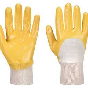 A330 Knitwrist Gloves Yellow - Indigo Supplies Ltd
