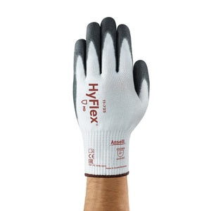 Ansell 11-735 Hyflex Cut Level C PU Palm Coated Gloves (Pair) - Indigo Supplies Ltd