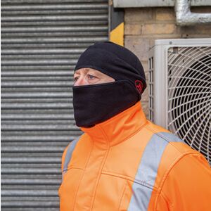 JSP AHV009-901-100 Surefit Thermal Helmet Liner Face Cover Black