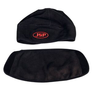 JSP AHV009-901-100 Surefit Thermal Helmet Liner Face Cover Black