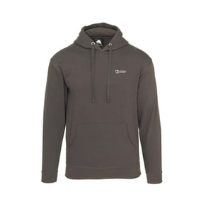 Orn 1280 Premium 320G Polycotton Hoodie Graphite with Heidelberg Logo on FLC - Indigo Supplies Ltd