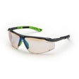 Univet 5x8.31.11.00 Gunmetal/Green Frame Safety Glasses In/Out Lens - Indigo Supplies Ltd