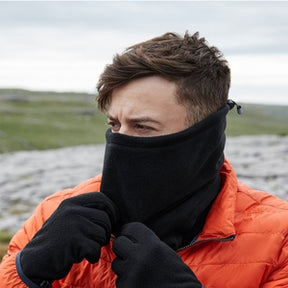 BTC B280R Beechfield Recycled Fleece Snood Black - Indigo Supplies Ltd