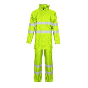 Supertouch High Visibility 2 Piece Rainsuit Yellow - Indigo Supplies Ltd