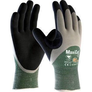 ATG-34 305B MaxiCut Oil Cut Level 3 Nitrile 3/4 Knucked Coated Glove - Indigo Supplies Ltd